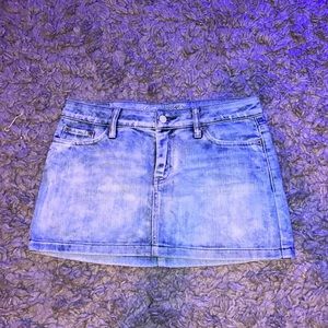 Jean skirt
